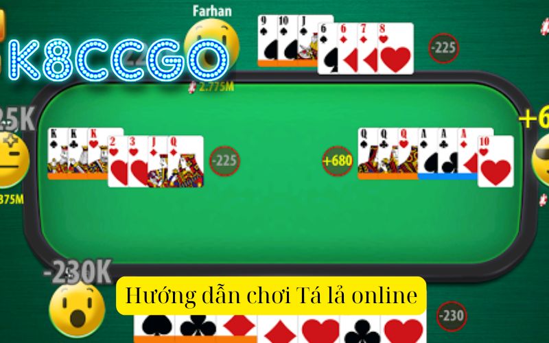 Hướng dẫn chơi Tá lả online